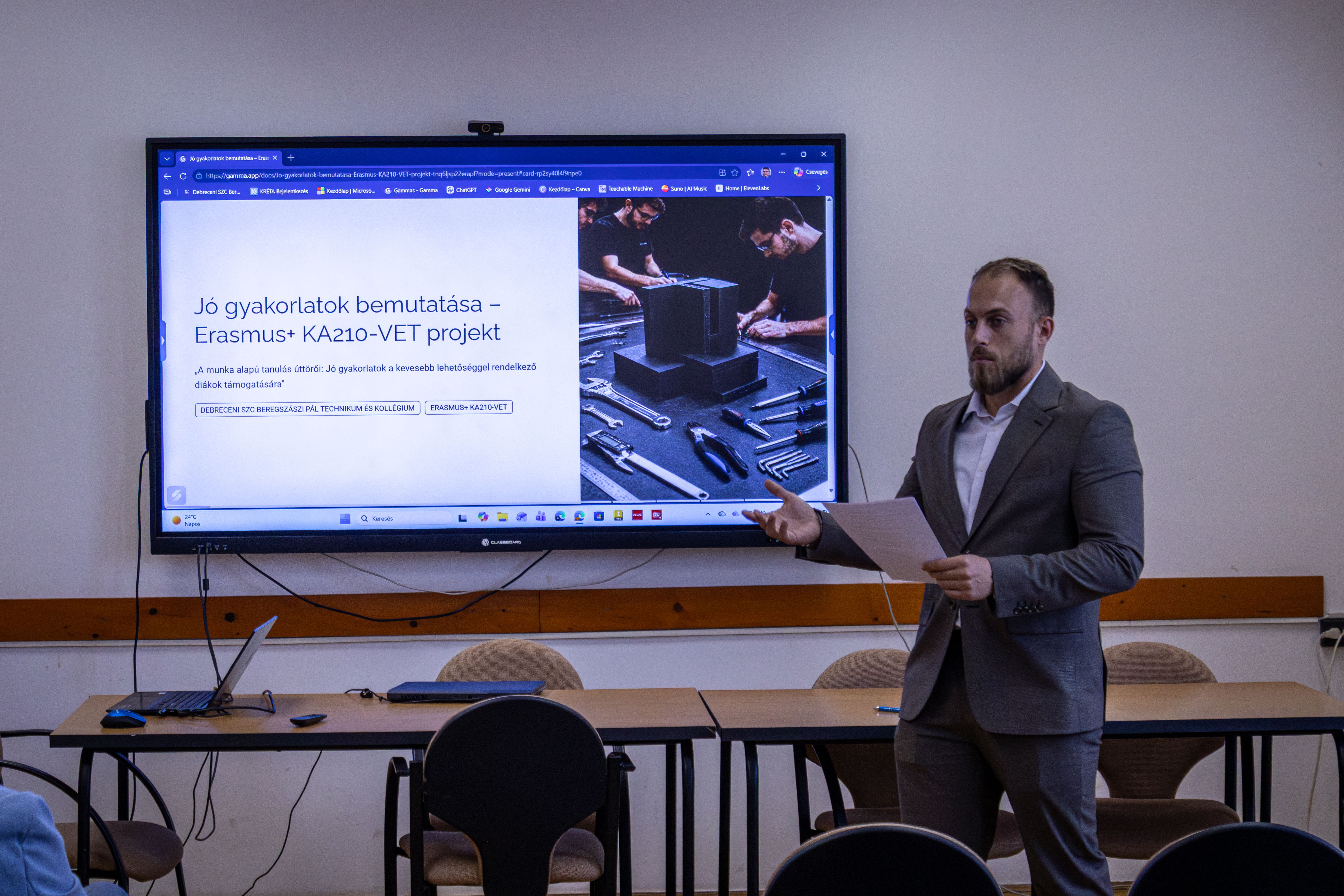 Sikeres Erasmus+ szakmai workshop a Brassai Technikumban!