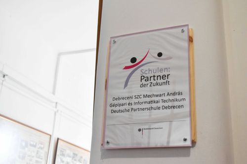 A Debreceni SZC Mechwart András Gépipari és Informatikai Technikum hivatalosan is bekapcsolódott a „PASCH-iskolák” sorába